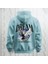 Dream Kanatlı Kuş Sırt Baskılı Kapüşonlu Oversize Sweatshirt Hoodie Kalın Kumaş 3 Iplik Şardonlu 1