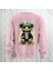 Zengin Teddy Sırt Baskılı Bisiklet Yaka Sweatshirt 3 Iplik Şardonlu Oversize Kalıp 1