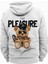 The Pleasure Baskılı Kapüşonlu Sweatshirt Hoodie Kalın Kumaş 3 Iplik Şardonlu 1