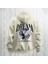Dream Kanatlı Kuş Sırt Baskılı Kapüşonlu Oversize Sweatshirt Hoodie Kalın Kumaş 3 Iplik Şardonlu 1