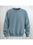 Rich Energy Yazı Baskılı Bisiklet Yaka Sweatshirt 3 Iplik Şardonlu Oversize Kalıp 1