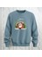 Noel Baba Ho Ho Ho! Baskılı Bisiklet Yaka Kalın Kumaş Oversize Sweatshirt 3 Iplik Şardonlu 1