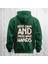 Keep Calm Baskılı Kapüşonlu Sweatshirt Hoodie Yünlü Kalın Kumaş 3 Iplik Şardonlu 1