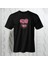 Love Try Baskılı Yarım Kollu Bisiklet Yaka Pamuk Oversize T-Shirt 1