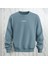 Zengin Teddy Sırt Baskılı Bisiklet Yaka Sweatshirt 3 Iplik Şardonlu Oversize Kalıp 2