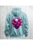 Love Teddy Deseni Baskılı Kapüşonlu Sweatshirt Hoodie Yünlü Kalın Kumaş 3 Iplik Şardonlu 1