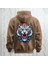 Tiger Büyük Sırt Baskılı Kapüşonlu Sweatshirt Hoodie Kalın Kumaş 3 Iplik Şardonlu 1