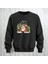 Noel Baba Ho Ho Ho! Baskılı Bisiklet Yaka Kalın Kumaş Oversize Sweatshirt 3 Iplik Şardonlu 1