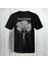 Ağaç Desenli Yarım Kollu Bisiklet Yaka Pamuk Oversize T-Shirt 1