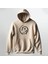 Gülen Surat Baskılı Kapüşonlu Sweatshirt Hoodie Kalın Kumaş 3 Iplik Şardonlu 1