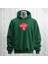 Happy Valentine's Day Kalp Desenli Kapüşonlu Oversize Sweatshirt Hoodie Kalın Kumaş 3 Iplik Şardonlu 1