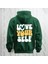 Love Your Self Sırt Baskılı Kapüşonlu Oversize Sweatshirt Hoodie Kalın Kumaş 3 Iplik Şardonlu 1