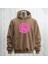 Stay Groovy Göğüs Baskılı Kapüşonlu Sweatshirt Hoodie Kalın Kumaş 3 Iplik Şardonlu 1