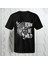Born To Be Wild Tiger Baskılı Yarım Kollu Bisiklet Yaka Pamuk Oversize T-Shirt 1