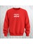 Error 404 Kırmızı Bisiklet Yaka Sweatshirt Kalın Kumaş 3 Iplik 1