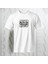 Never Give Up Göğüs Baskılı Yarım Kollu Bisiklet Yaka Pamuk Oversize T-Shirt 1