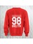 98 Bklyn Yazı Baskılı Bisiklet Yaka Sweatshirt Kalın Kumaş 3 Iplik 1