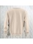 Stay Groovy Kalp Şekilli Baskılı Kalın Kumaş 3 Iplik Oversize Bisiklet Yaka Sweatshirt 2