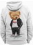 Love Yourself Ayıcık Baskılı Kapüşonlu Sweatshirt Hoodie Kalın Kumaş 3 Iplik Şardonlu 1