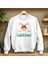 Merry Christmas Beyaz Bisiklet Yaka Sweatshirt Kalın Kumaş 3 Iplik 1