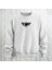 Kuru Kafa Deseni Baskılı Bisiklet Yaka Sweatshirt Kalın Kumaş 3 Iplik 1