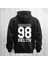 98 Brooklyn Baskılı Kapüşonlu Sweatshirt Hoodie Yünlü Kalın Kumaş 3 Iplik Şardonlu 1
