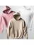 Oversize 3'lü Baskısız Kapüşonlu Sweatshirt Hoodie Kalın Kumaş 3 Iplik Şardonlu 1