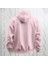 Stay Groovy Kalp Şekilli Baskılı Kapüşonlu Oversize Sweatshirt Hoodie Kalın Kumaş 3 Iplik Şardonlu 2