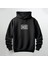 Follow Me Baskılı Kapüşonlu Sweatshirt Hoodie Kalın Kumaş 3 Iplik Şardonlu 1