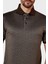 Jakarlı Pamuk Düğmeli Polo Yaka T Shirt Erkek Polo Yaka T Shirt EM000788 AF12916 F6052 4