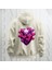Love Teddy Deseni Baskılı Kapüşonlu Sweatshirt Hoodie Yünlü Kalın Kumaş 3 Iplik Şardonlu 1