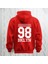 98 Brooklyn Baskılı Kapüşonlu Sweatshirt Hoodie Yünlü Kalın Kumaş 3 Iplik Şardonlu 1
