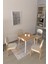 Ege Sandalye Avanos Ahşap Mdf Kanatlı Mutfak Masası Takımı - 70 x 70+70 cm 1