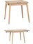Ege Sandalye Avanos Ahşap Mdf Kanatlı Mutfak Masası Takımı - 70 x 70+70 cm 4