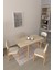 Ege Sandalye Avanos Ahşap Mdf Kanatlı Mutfak Masası Takımı - 70 x 70+70 cm 2
