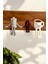Kahve Köşesi Sevimli Biblo Seti 3lü, Kahve Çekirdeği,beyaz Kahve Kupası, Moka Pot, Coffee Set 10 cm 1