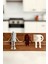 Kahve Köşesi Sevimli Biblo Seti 3lü, Kahve Çekirdeği,beyaz Kahve Kupası, Moka Pot, Coffee Set 10 cm 4