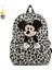 Moda Leopar Baskı Çift Sırt Çantası Kadın Mickey Bebek Sırt Çantası Gündelik Büyük Kapasiteli Okul Çantası (Yurt Dışından) 1