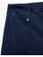 Yüksek Bel Geniş Paça Nervürlü Düğmeli Jean Pantolon - Culotte Jeans 4