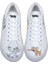 Kadın Vegan Deri Beyaz Sneakers - Warner Bros Up-To-No-Good Tasarım 2