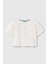 Pamuklu Baskılı Boxy Fit Bisiklet Yaka Crop T Shirt Kız Çocuk T Shirt 3I1XC10N8 1