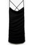 Drapeli Sırt Detaylı Simli Ip Askılı Bodycon Mini Abiye Elbise 3