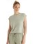 Kadın Modal Kısa Kol Yeşil T-Shirt Pantolon Takım 60561-63 1