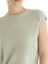 Kadın Modal Kısa Kol Yeşil T-Shirt Pantolon Takım 60561-63 4
