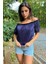 Dipmoda Kadın Yeni Sezon Carmen Yaka Fitilli Bluz DP10048 1