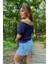 Dipmoda Kadın Yeni Sezon Carmen Yaka Fitilli Bluz DP10048 3
