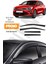 Kia Rio 2017 ve Sonrası Kromlu Cam Rüzgarlığı 4'lü A+ Plus 1