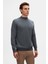 Ds Damat Regular Fit Okyanus Mavisi Pamuk Karışımlı Yarım Balıkçı Triko Kazak 5HF06ORT16275 2