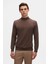 Ds Damat Regular Fit Vizon Pamuk Karışımlı Yarım Balıkçı Triko Kazak 5HF06ORT16275 2