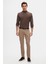 Ds Damat Regular Fit Vizon Pamuk Karışımlı Yarım Balıkçı Triko Kazak 5HF06ORT16275 4